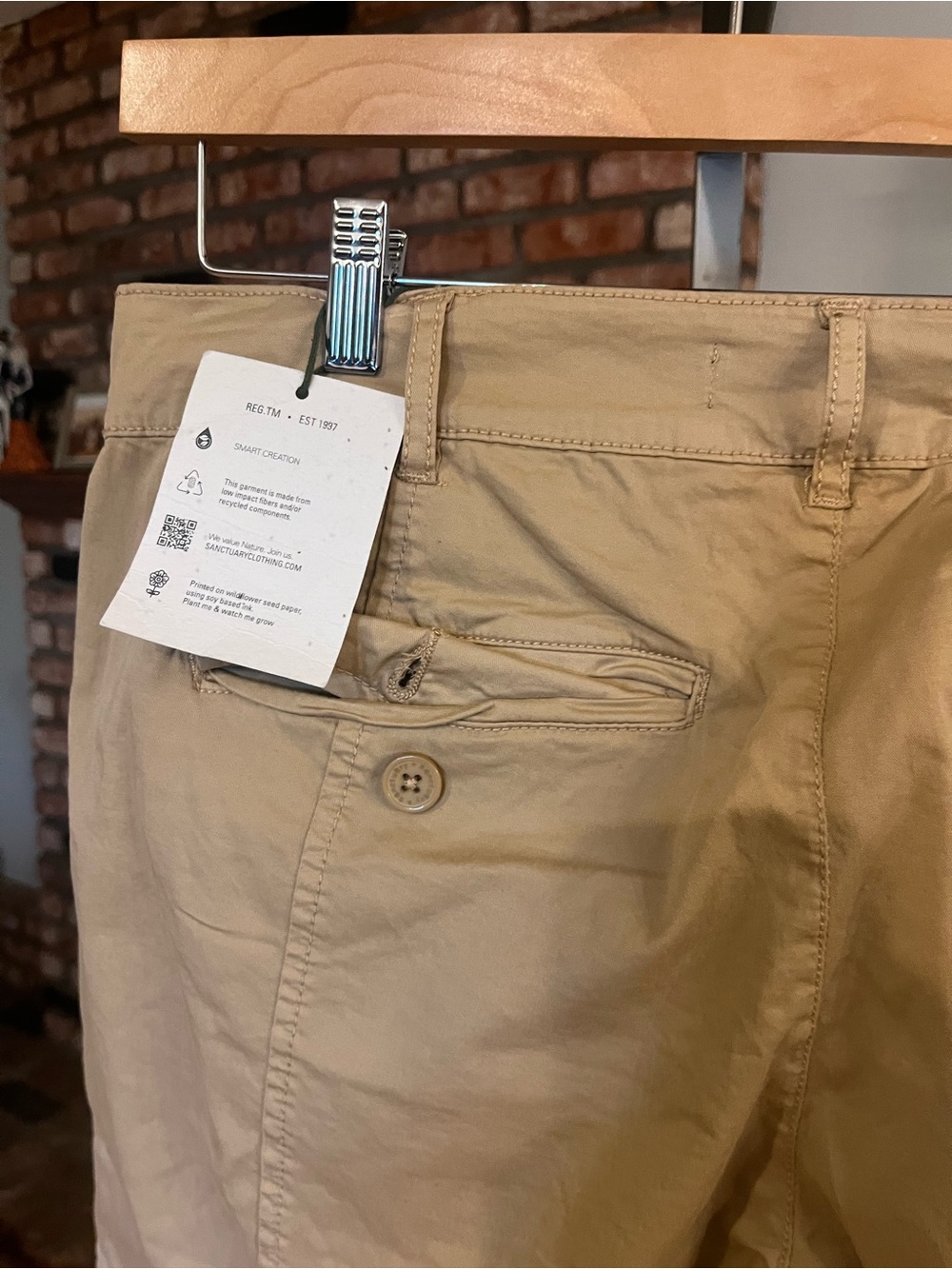 Sanctuary Women's Cargo Joggers in Beige - Picture 5 of 5
